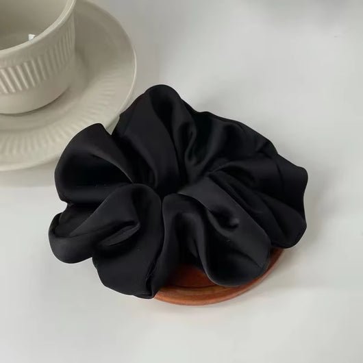 1Pcs Women Silk Satin Scrunchies Korean Ladies Girls Elastics Hair Band Ponytail Hold Hair Accessories